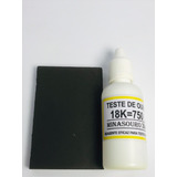 Kit Teste Ouro E Prata Com Reagente 18k Pedra De Tok Maior