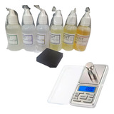 Kit Teste Ouro Pedra ácido 22k 750 720 16k 14k 10k Balança