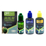 Kit Teste Ph 20ml Ph Up 50ml Ph Down 50ml Para Aquários