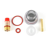 Kit Tig Gás Lens Com Bocal De Vidro Com 6 Peças Wp 9