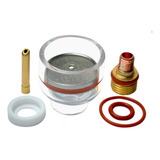 Kit Tig Gás Lens Com Bocal De Vidro Com 6 Peças Wp 9
