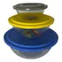 Kit Tigela Pote Vidro Redondo Plus C  Tp Plastica Marinex