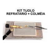 Kit Tijolo Refratario Colmeia Ourives Fundição Solda Joias