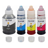 Kit Tinta Corante X full P uso Canon Gi 10 Gi 11 G3160 G6010