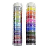 Kit Tinta Cremosa Glitter Pó Maquiagem Artística Festa