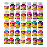Kit Tinta Fosca Para Tecido 37 Ml Dac 35 Cores Arte Escolar