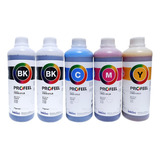 Kit Tinta Inktec P/can C9020 Pig Bk 2l + C9021 Cor Cmy 3l