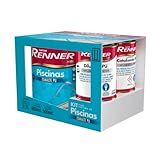 Kit Tinta Para Piscina Azul Brilhante Renner 4 5lt Impermeável