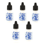 Kit Tinta Para Quadro Branco Wbm 7 Pilot 15ml Preta Com 5 Un