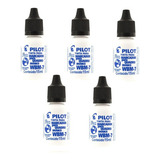 Kit Tinta Para Quadro Branco Wbm 7 Pilot 15ml Preta Com 5 Un