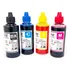Kit Tinta Premium Compatível Com Epson Tx135 4 Frascos 100ml