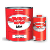 Kit Tinta Pu Branco Toulon Com Endurecedor Primer Pu 900ml