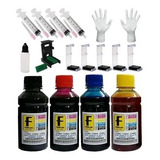Kit Tinta Recarga Cartucho 550ml Impressora Lexmark Canon