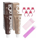 Kit Tinta Refectocil Castanho Natural 3 Castanho Claro 3 1