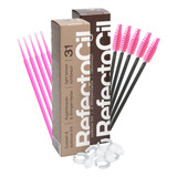 Kit Tinta Refectocil Castanho Natural 3 Castanho Claro 3 1