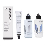 Kit Tintura Sobrancelhas Barba Bigode Ox Removedor Urbanique