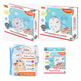 Kit Toalha Capuz Soft Bebê E Fralda Pano De Boca Cremer
