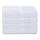 Kit Toalha De Mão Renascença Fio Egípcio Buettner 4pç Lavabo
