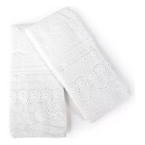 Kit Toalha Lavabo Social Renascença Fio Egípcio Buettner 2pç