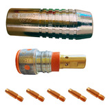 Kit Tocha Mig Bocal Bico Difusor contato C Rosca 450a