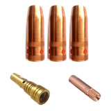 Kit Tocha Solda Mig 0 8mm Bico Difusor Bocal C Rosca 5 Pç