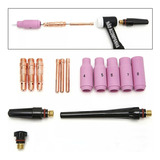 Kit Tocha Solda Tig Bocal Pinça Capa Difusor Wp 17 18 26 350