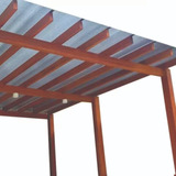 Kit Toldo Pergolado 4 00 X 3 00 Policarbonato Alveolar 4mm