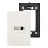 Kit Tomada Rj45 Internet Rede Cat6 Pial Legrand 4x2 Completa Cor Branco