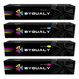 Kit Toner Compatível Cp1025 M175 Ce310 Cf350 Byqualy Tinta Preto Ciano Amarelo Magenta
