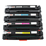 Kit Toner Compatível Marca Premium Para Uso Em M252dw M277dw Tinta Preto Ciano Amarelo Magenta