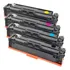 Kit Toner Compatível P/ M252dw M252 Laserjet Color M277dw Tinta Preto Ciano Magenta Amarelo