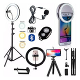 Kit Top Para Youtubers Ring Light 10 Polegadas oferta 
