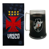 Kit Torcedor Vasco Da Gama Caneca Toalha De Banho