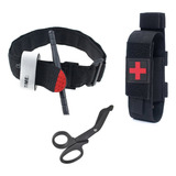 Kit Torniquete Aph Tático Com Porta Torniquete E Tesoura