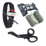 Kit Torniquete Bandagem Israelense Tesoura Aph Tático