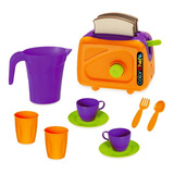 Kit Torradeira Infantil De Brinquedo Color Chefs Com App