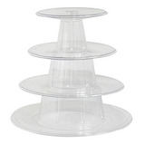 Kit Torre Para Macarons 04 Pisos 2 Unidades San Felipo