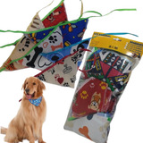 Kit Tosa Atacado Cachorro Gato Bandana Pet Shop Banho 100und