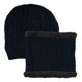 Kit Touca E Cachecol Gola Gorro Frio Inverno Forrada Redstar