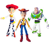 Kit Toy Story Bonecos Woody Buzz E Jessie Disney Líder