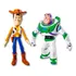 Kit Toy Story Wood E Buzz Original 2 Bonecos Caixa Vinil