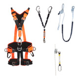 Kit Trabalho Em Altura Cinturão Talabartes Trava Quedas