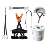 Kit Trabalho Tb2 Cinto Talabartes Trava Quedas Capacet