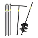 Kit Trado 20cm 4 Facas Cabo Fixo 1m 5 Extensores 1m