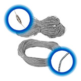 Kit Tralha De Boia 10gr  100mt Cada  E Chumbo 10gr