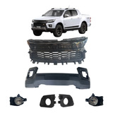 Kit Transformação S10 2021 Até 2024 Parachoque Farol Milha