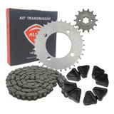 Kit Transmissão Biz 100 Aço Bucha Coxim Da Coroa