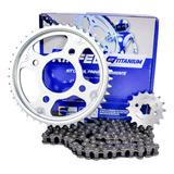 Kit Transmissão Relação Cg 150 Fan 2014 Riffel