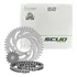 Kit Transmissão Relação Yamaha Crypton 115 Crypton115 Scud