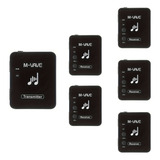 Kit Transmissor 5 Receptores Sem Fio M vave Wp 10 2 4ghz
